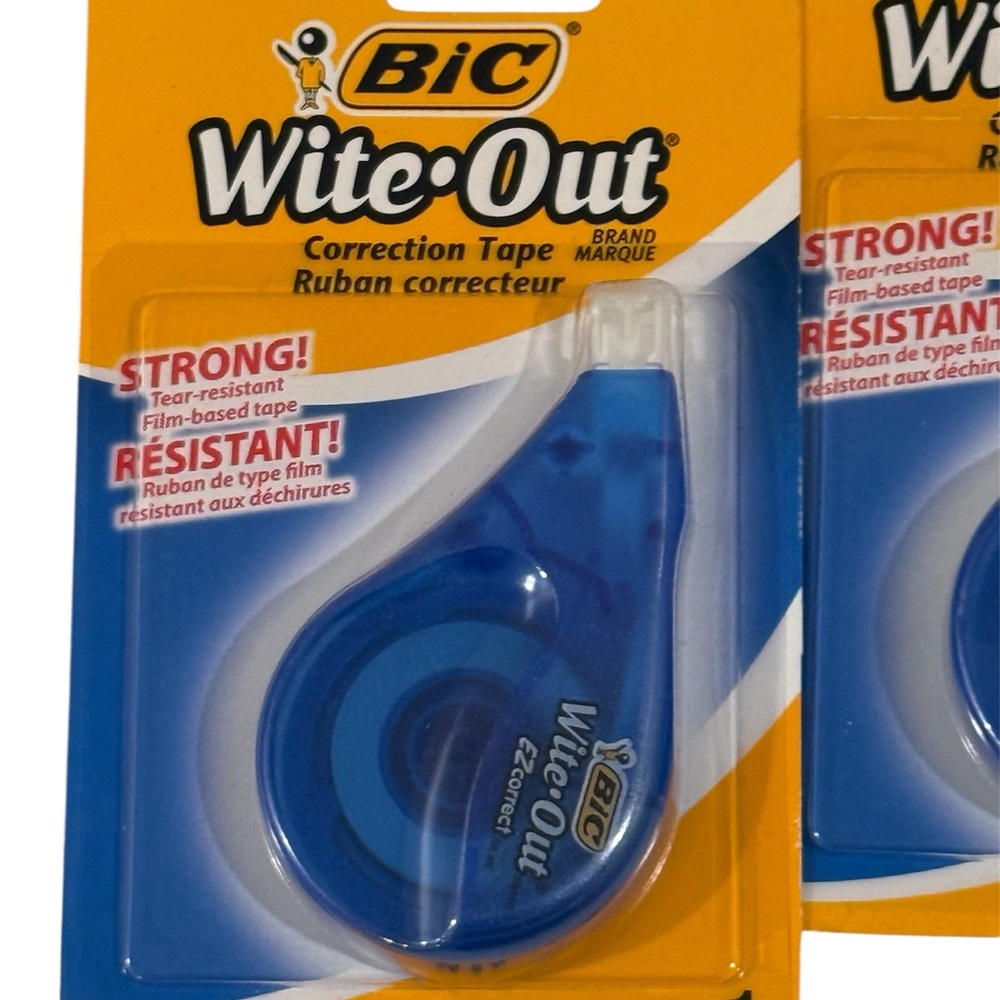 NEW BIC Wite-Out Correction Tape Bundle ~ 4 Included - Picture 2 of 7